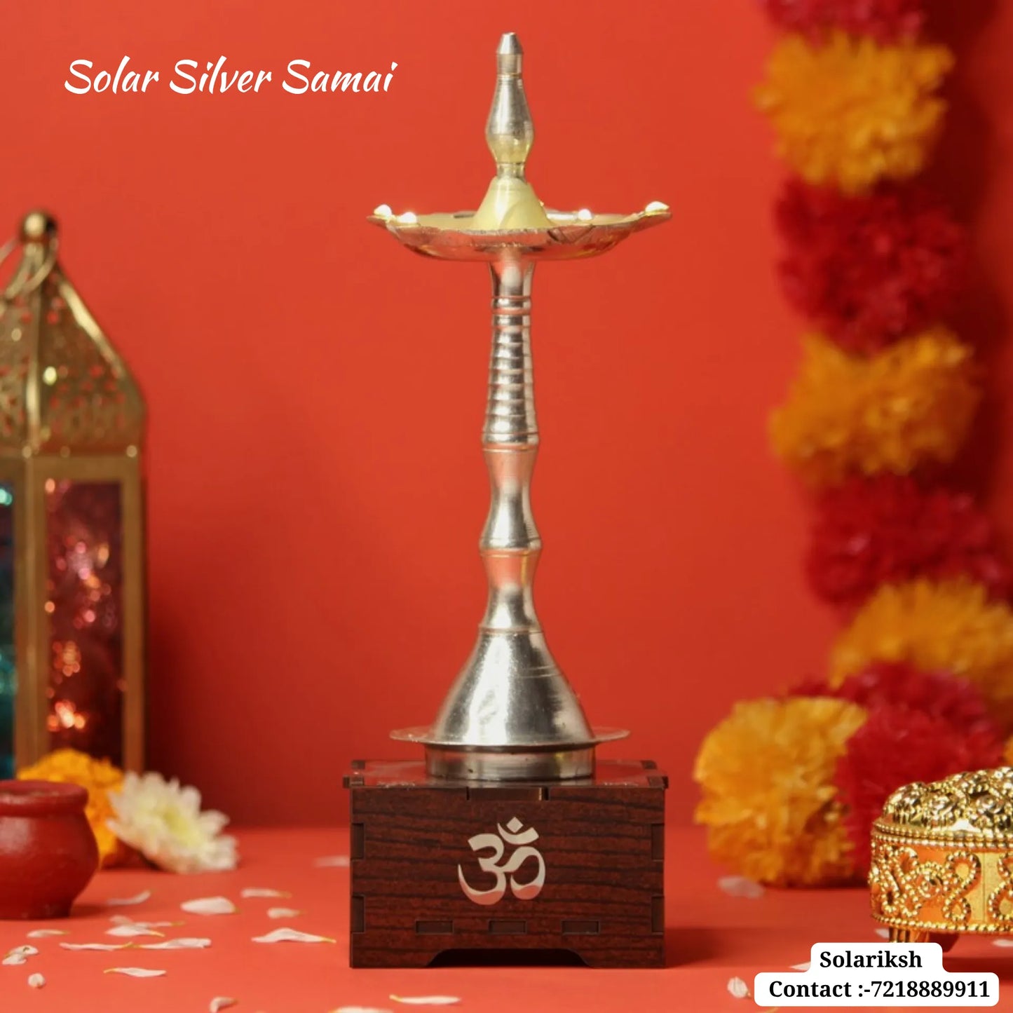 Solar Silver Samai - 9 inch