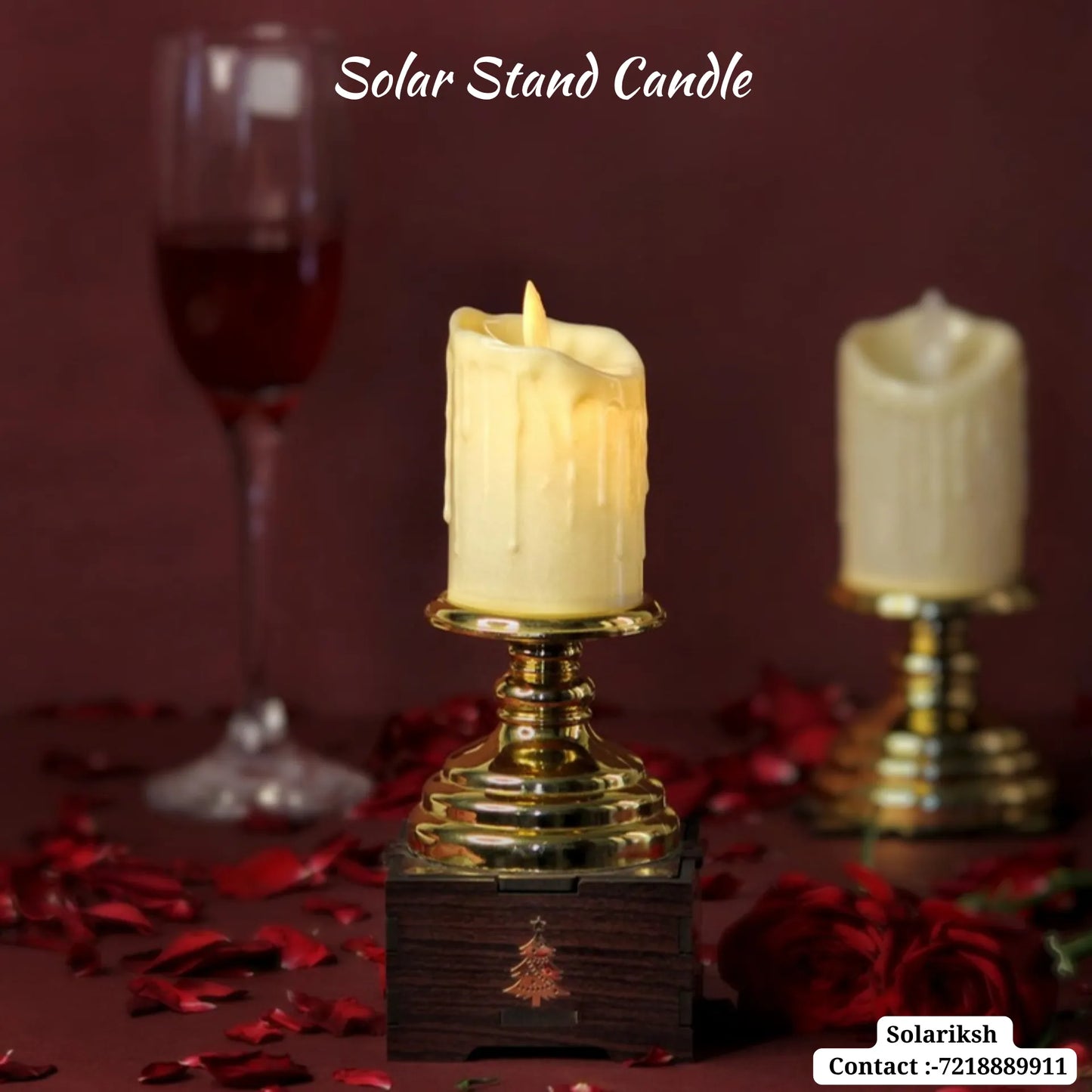 Solar Stand Candle