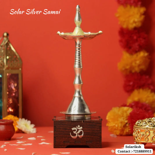 Solar Silver Samai - 9 inch