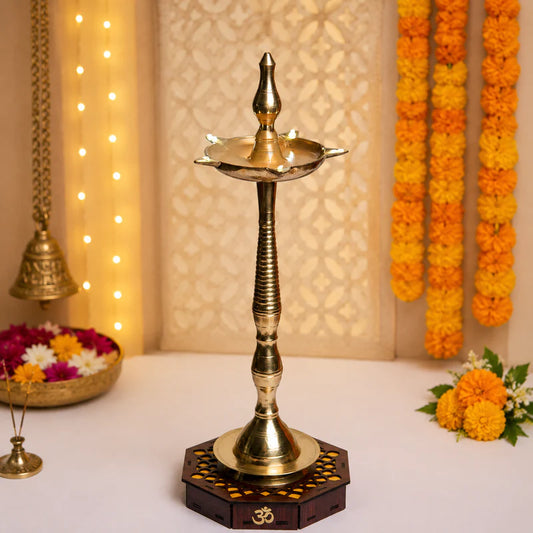 Solar Long Brass Samai - 18 inch